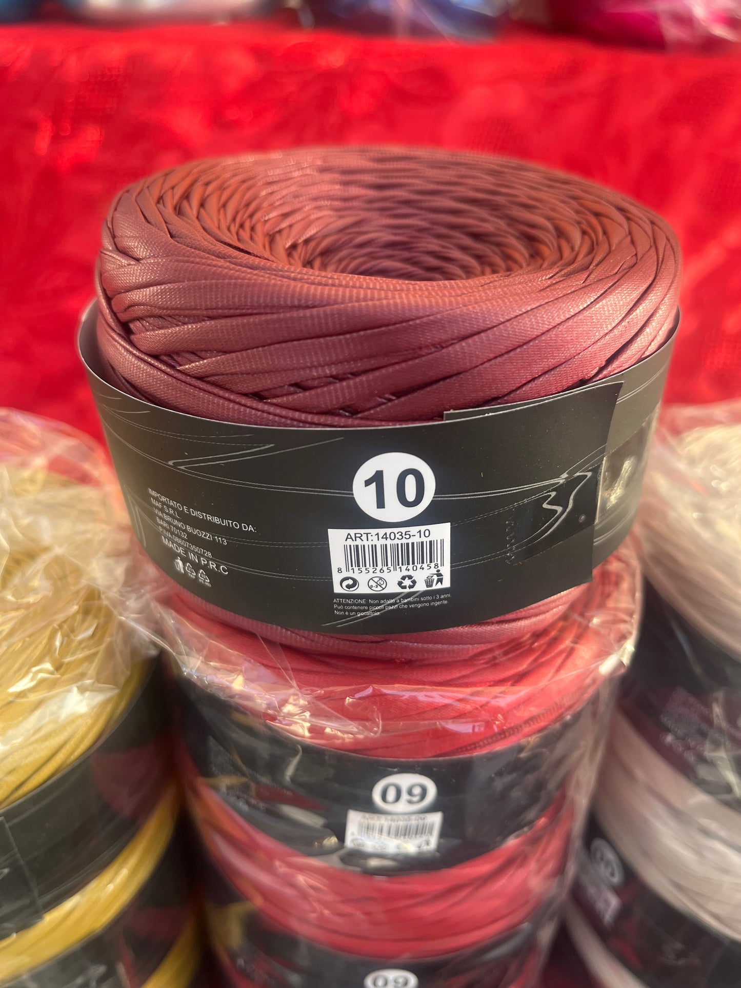 Fettuccia in eco pelle da 200 grammi