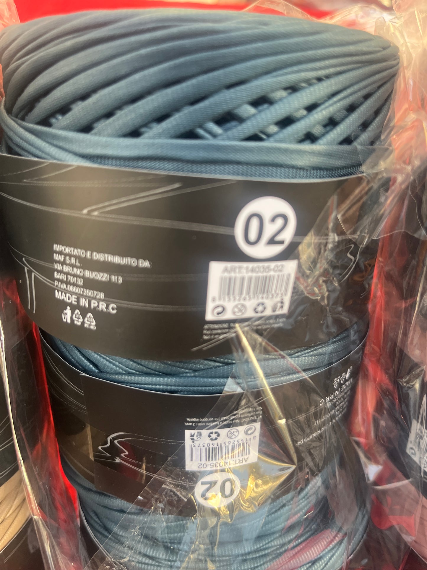 Fettuccia in eco pelle da 200 grammi