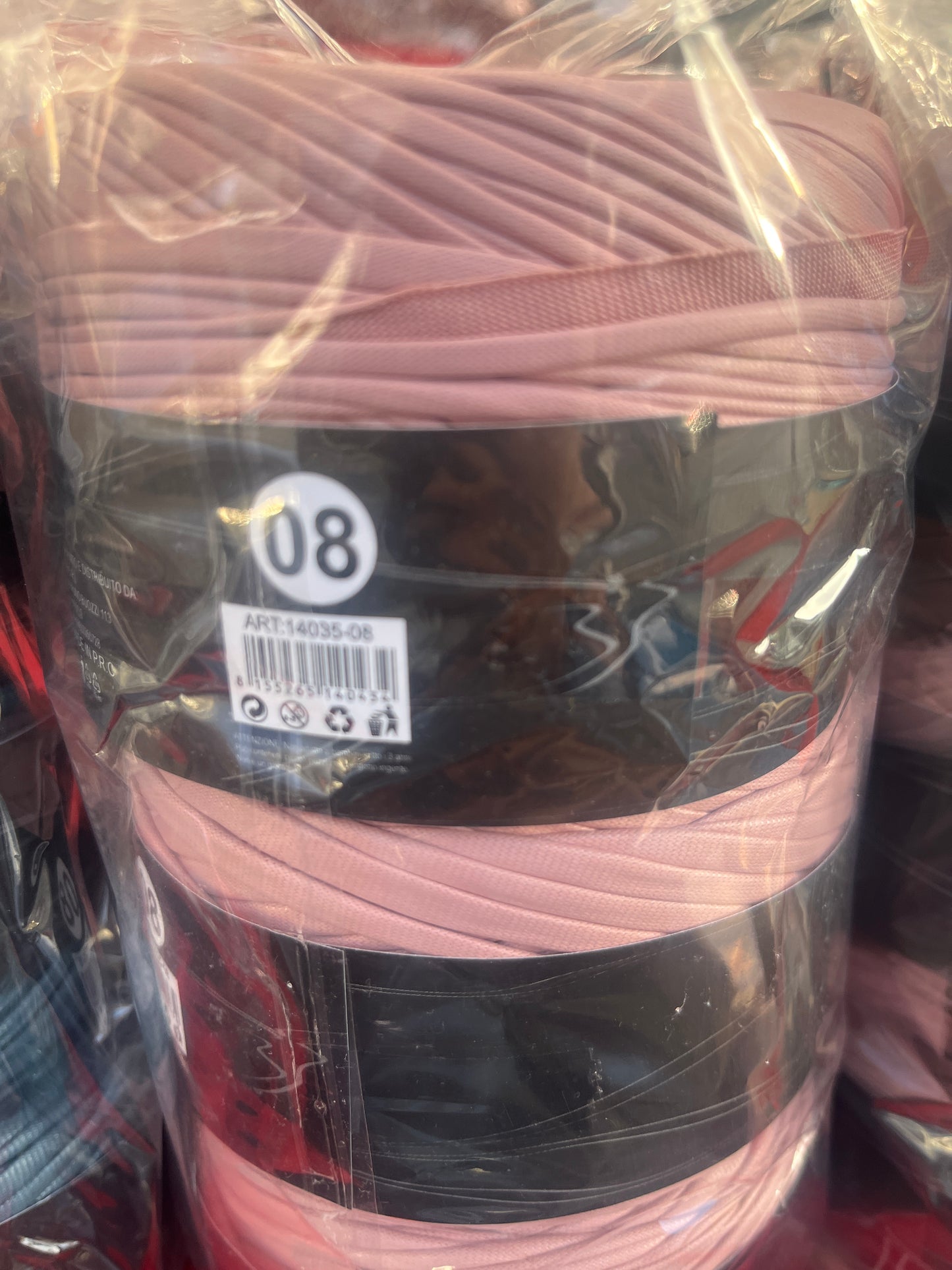 Fettuccia in eco pelle da 200 grammi