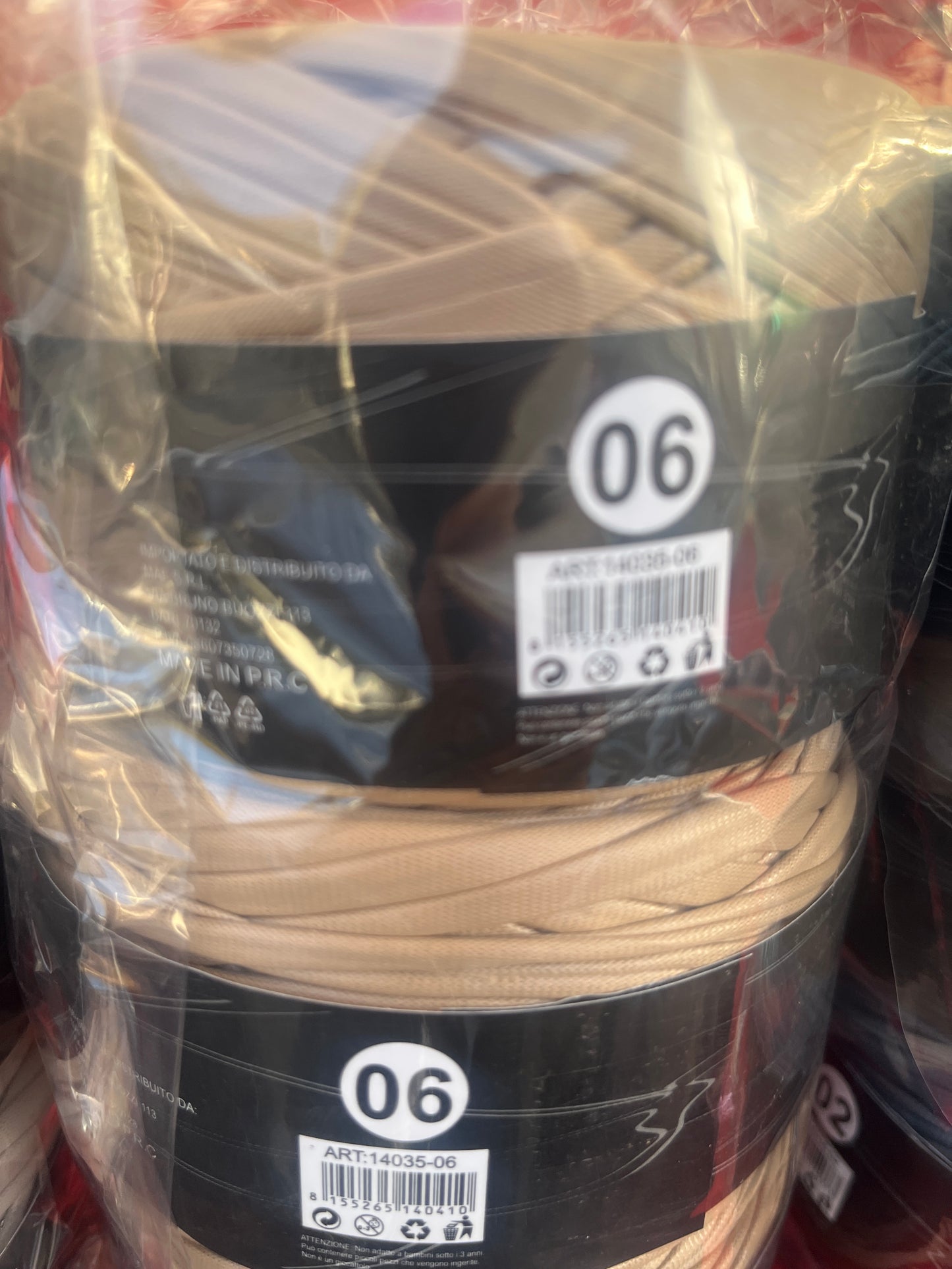 Fettuccia in eco pelle da 200 grammi