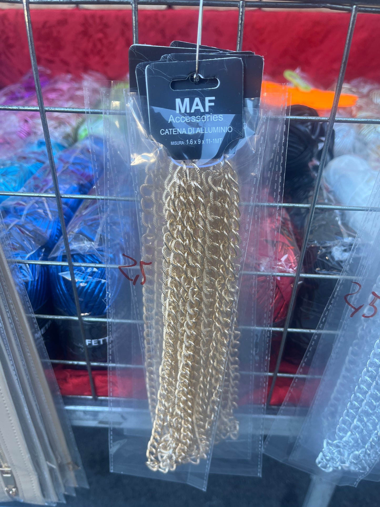 Catena in alluminio trama 1.6x9x11-1MT