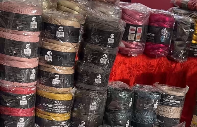 Fettuccia in eco pelle da 200 grammi