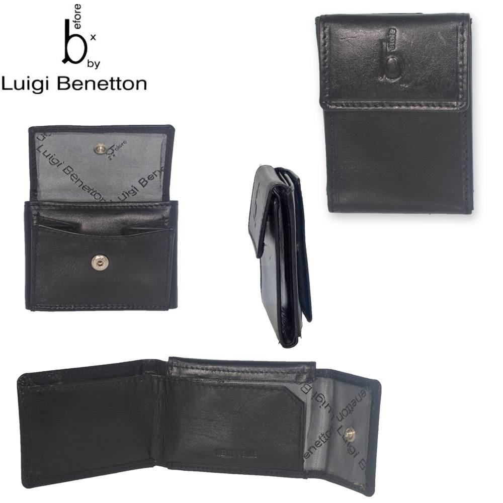 Portafoglio uomo micro in pelle Luigi Benetton